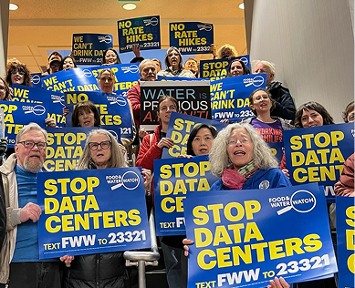 Stop Data Centers protest