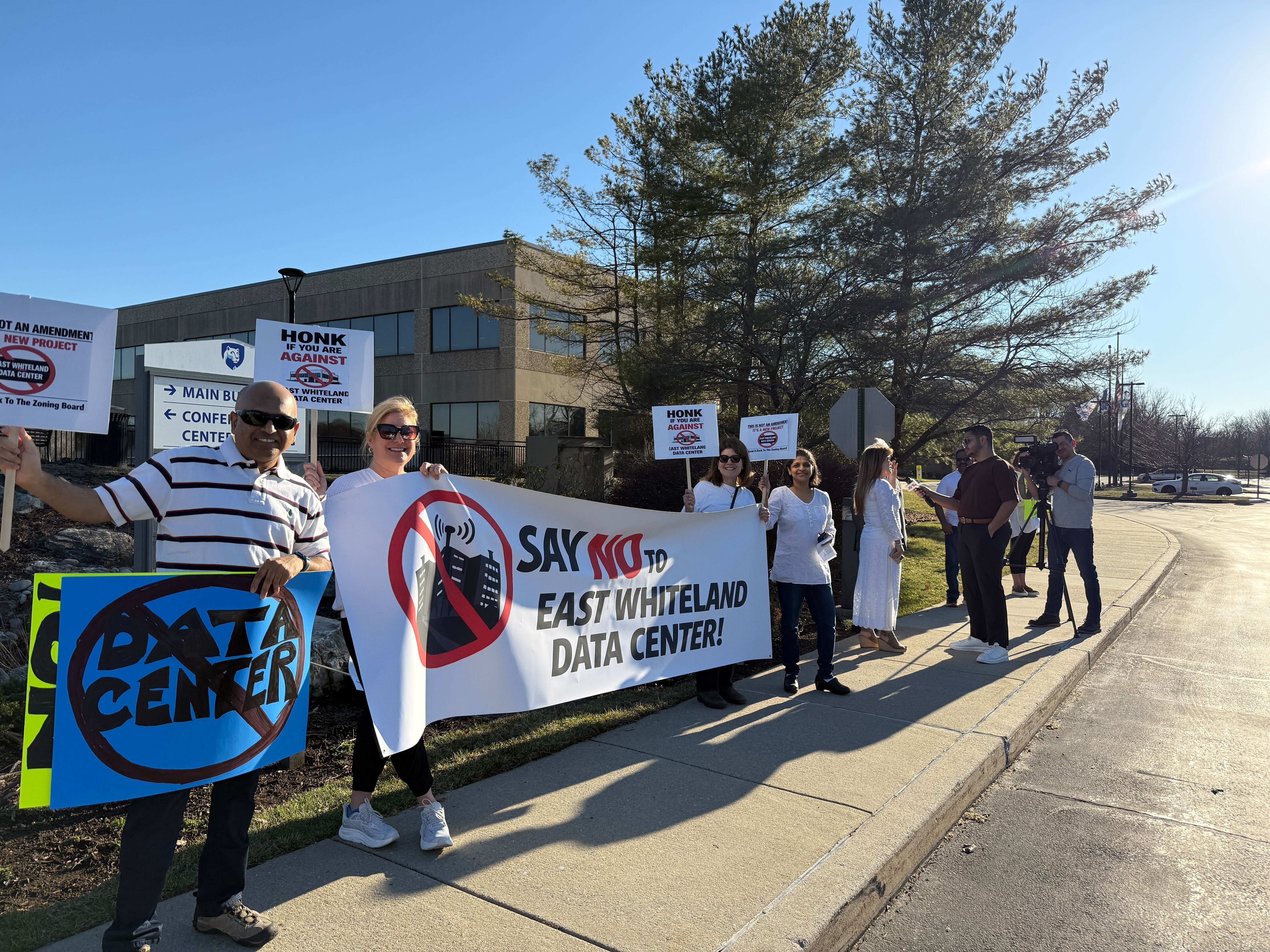 Stop Data Centers protest